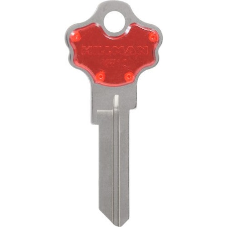 Hillman HILLMAN ColorPlus Traditional Key House/Office Key Blank Single 86233